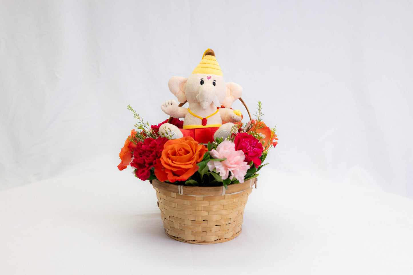 Floral Basket + Mini Modi Toy