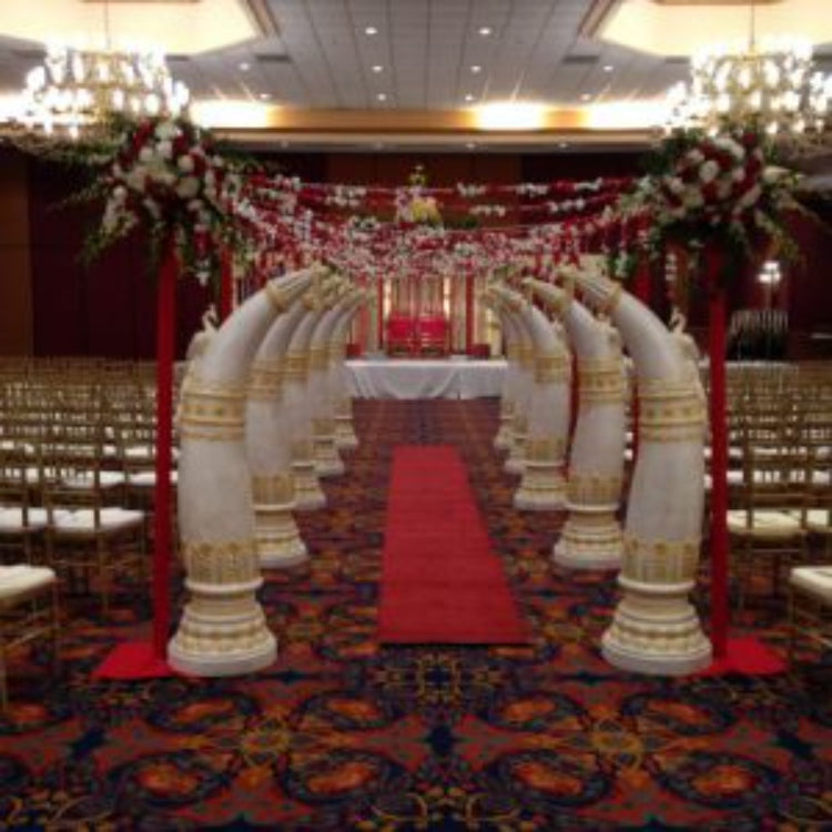 Elephant Tusk Aisle Decoration