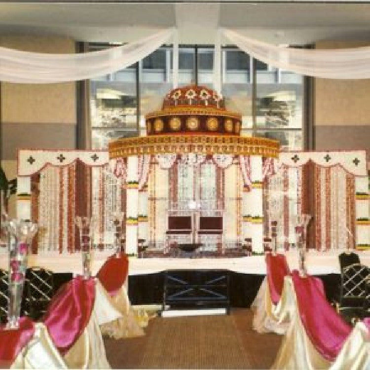 Round Mandap With Side Panels