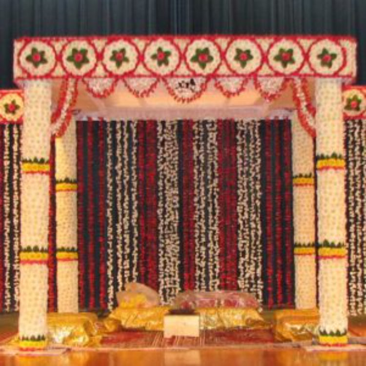 Square Flower Mandap