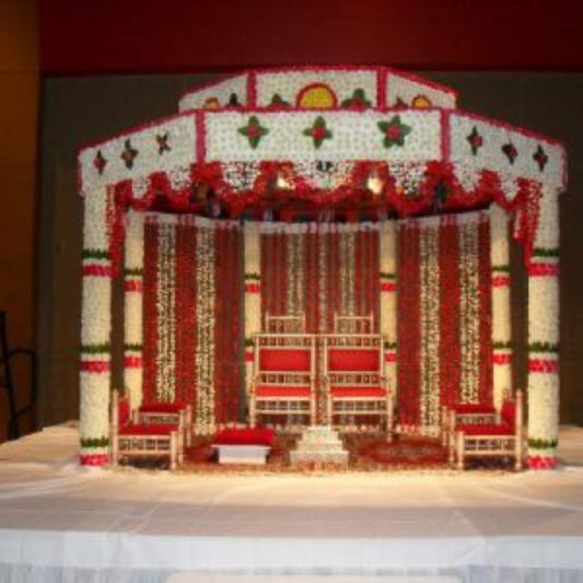 Two Level Octagon Flower Mandap